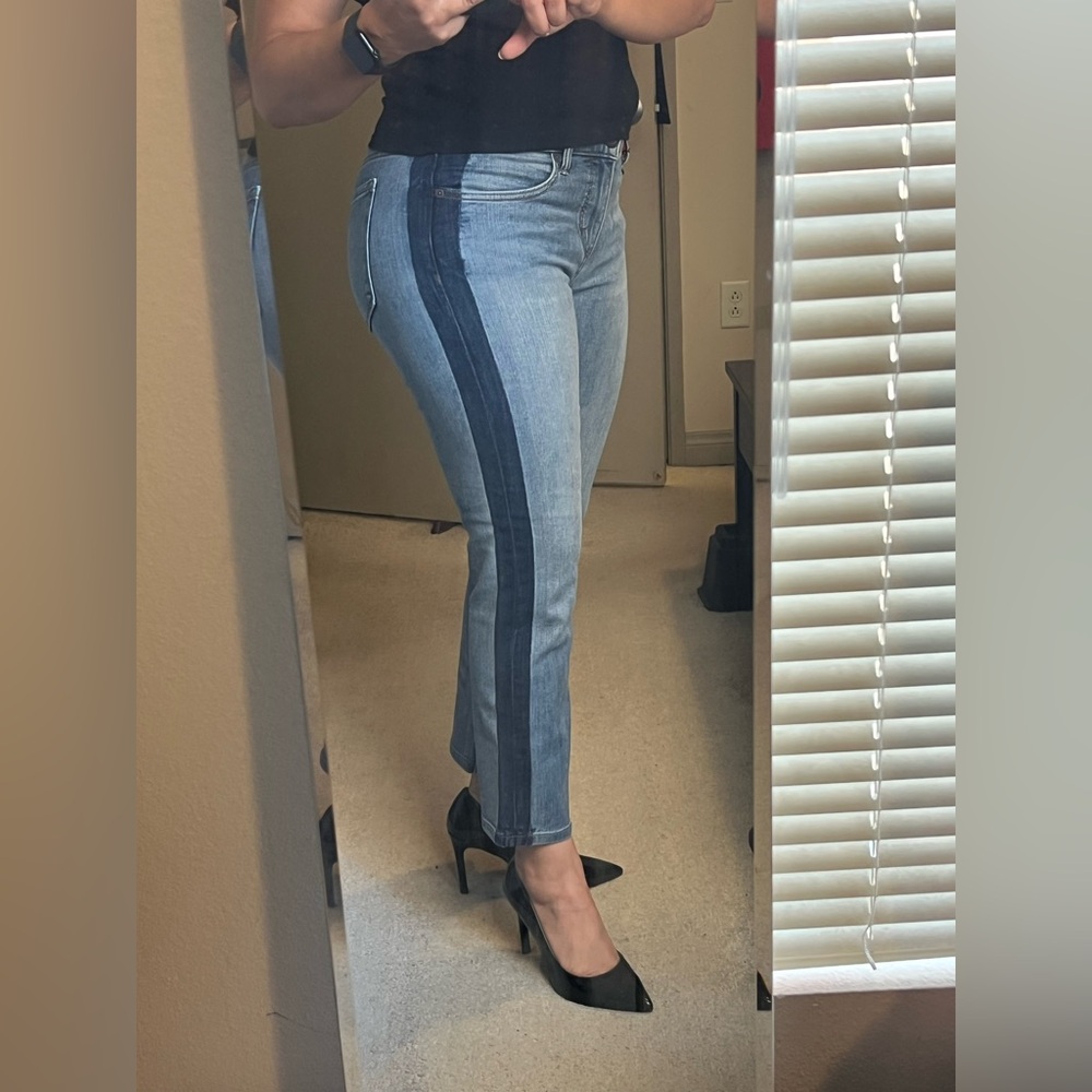 Banana Republic Two-Tone Blue Jeans